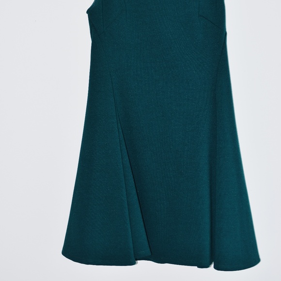 Dark Green skater dress with crystal design - Picture 2 of 7